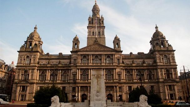 Городские палаты Глазго в Шотландии Городские палаты Глазго в Шотландии