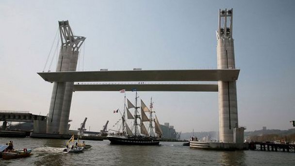 Мост Гюстава Флобера в Нормандии