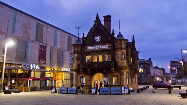 Станция метро Святого Еноха в Шотландии