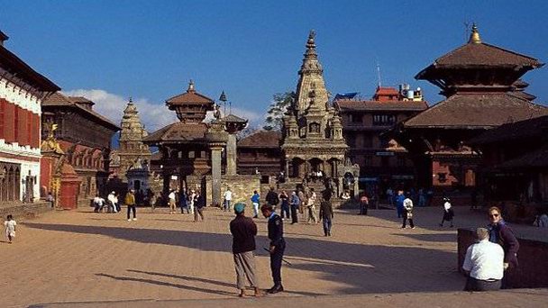 Площадь Дурбар сквер в Бхактапуре