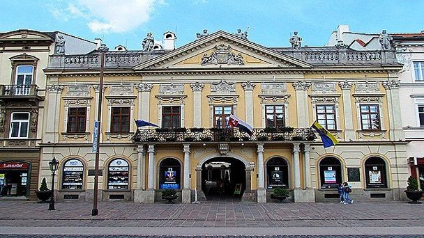 Старинное здание Ратуши в Кошице