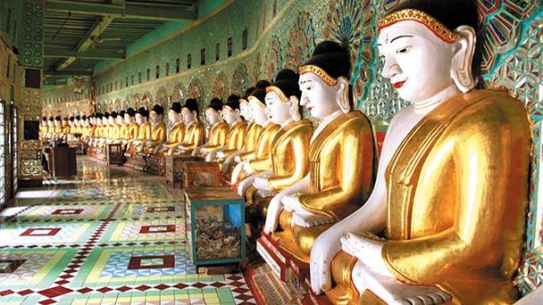 Пещеры Умин-Тоунзе в Мандалае