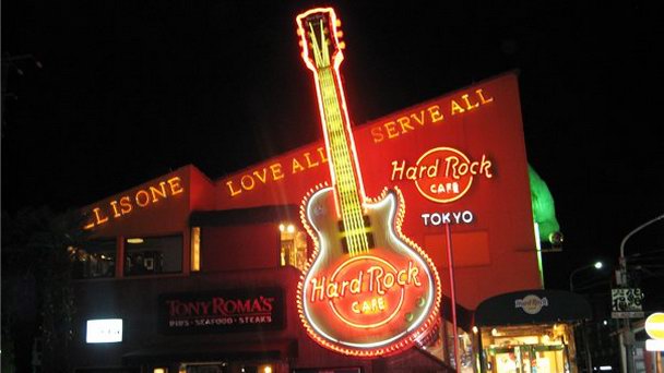 Кафе Hard Rock Tokyo Roppongi в Токио