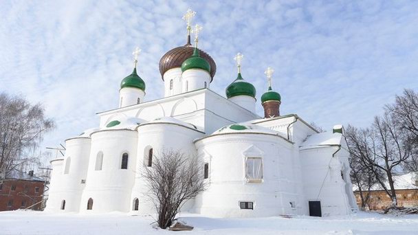 Переславль Залесский Никольский монастырь зимой