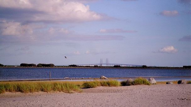 Пляж Amager Strandpark в Копенгагене