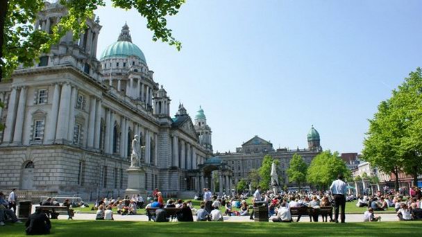 Ратуша в Белфасте в Северной Ирландии