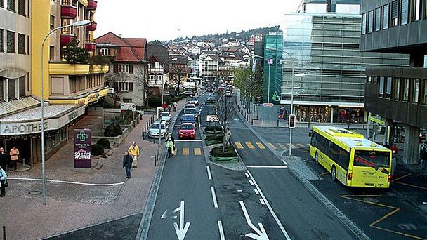 Улица Ойле в Вадуце Улица Ойле в Вадуце