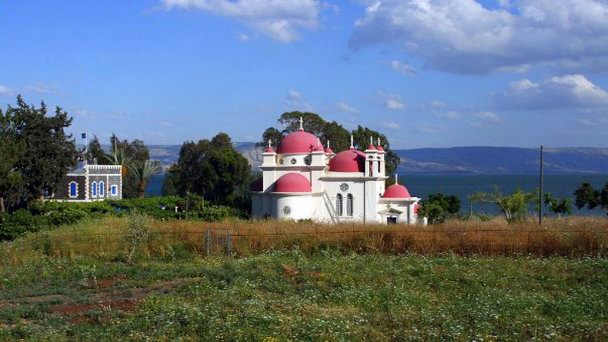 Монастырь Двенадцати Апостолов в Капернауме в Галилее