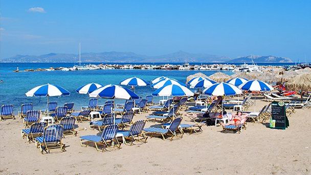 Пляж Skala на Кефалонии