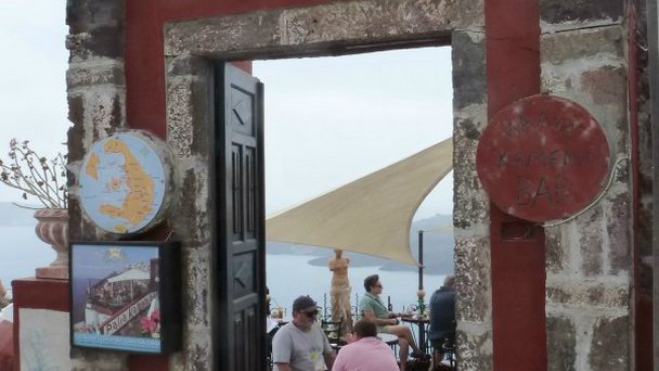 Коктейль-бар Palia Kameni на Санторини