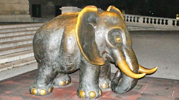 Слоник Сиси в Хофбурге в Вене Слоник Сиси в Хофбурге в Вене