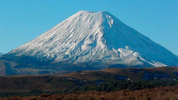 Вулкан Руапеху на Северном