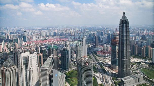 Небоскреб Цзиньмао в Шанхае Небоскреб Цзиньмао в Шанхае