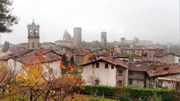 Верхний город в Бергамо