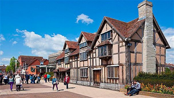 Исторический центр Стрэтфорда-на-Эвоне в Англии