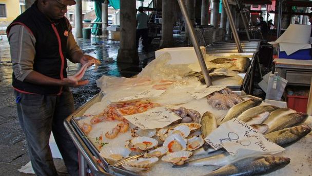 Рыбный рынок в Венеции