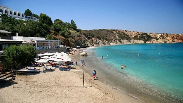 Золотой пляж Хриси Акти на Острове Крит Золотой пляж Хриси Акти на Острове Крит