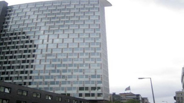 Небоскреб GSW-Hochhaus в Берлине