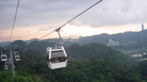 Канатная дорога Maokong mountain в Тайпее
