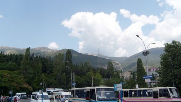 Автовокзал Ялты в Крыму