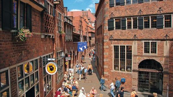 Улица Бёттерштрассе в Бремене Улица Бёттерштрассе в Бремене