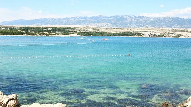 Пляж Зрче на Заливе Кварнер