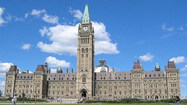 Здание Парламента Канады в Оттаве