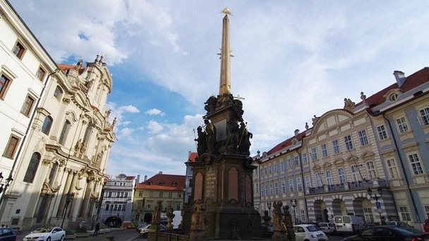Чумной столб в Праге в Праге
