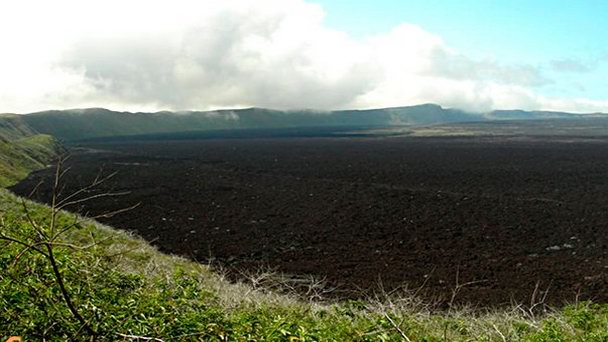 Вулкан Сьерра Негра на Галапагосских островах Вулкан Сьерра Негра на Галапагосских островах
