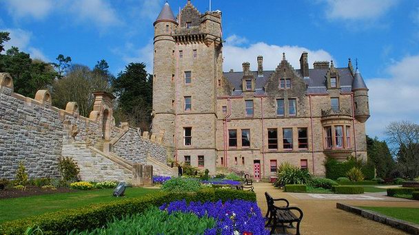 Замок Белфаст в Северной Ирландии Замок Белфаст в Северной Ирландии