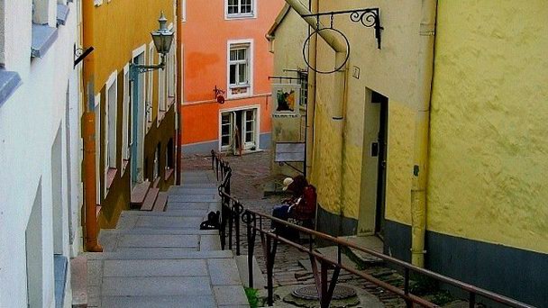 Улица Короткая нога в Таллине