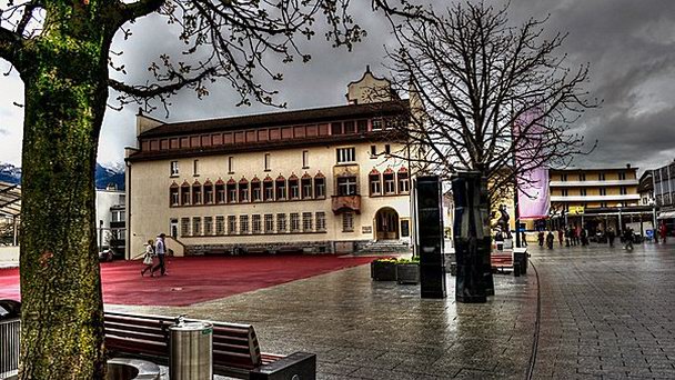 Улица Штэдле в Вадуце Улица Штэдле в Вадуце