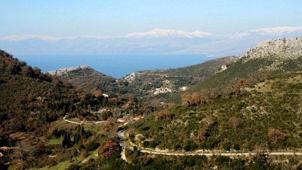 Гора Пантократор на Керкире Гора Пантократор на Керкире