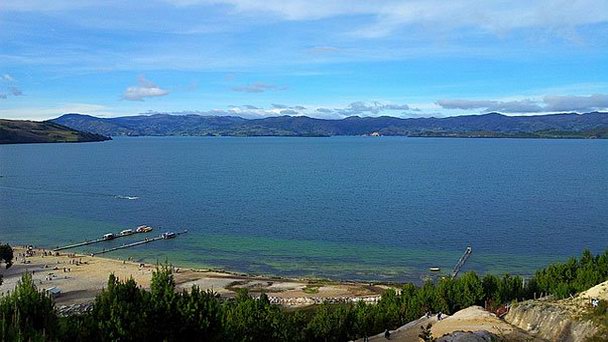 Озеро Laguna de Tota в Боготе