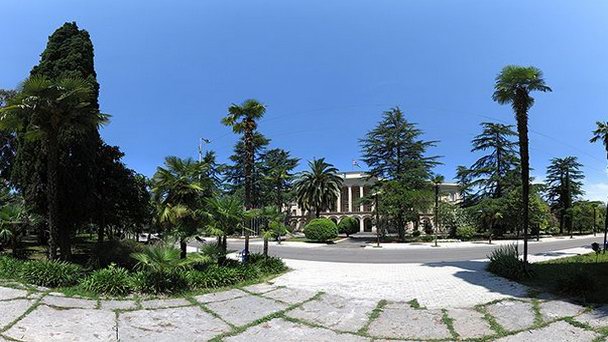 Набережная Махаджиров в Сухуми