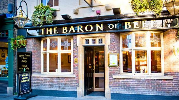 Паб The Baron of Beef в Англии Паб The Baron of Beef в Англии