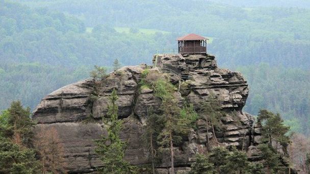 Смотровые площадки у Йетриховиц в Чешская Швейцария Нац. Парке