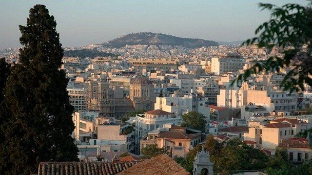 Район Анафиотика в Афинах Район Анафиотика в Афинах