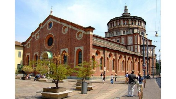 Церковь Санта-Мария делле Грацие в Милане