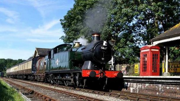 Историческая железная дорога Восточного Сомерсета в Англии