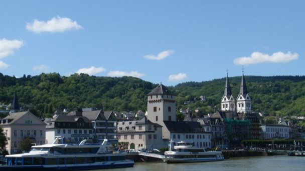 Набережная Боппарда в Рейнланд-Пфальце