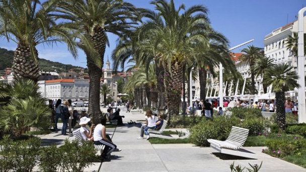 Набережная Рива в Сплите