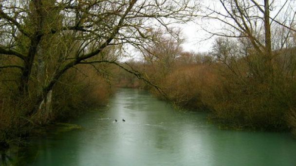 Река Brenz в Баварии