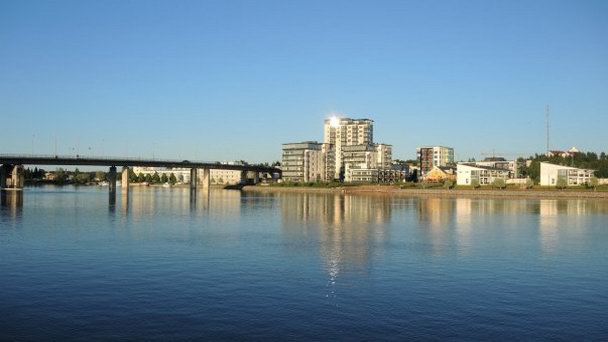 Река Пиелисйоки в Йоэнсуу