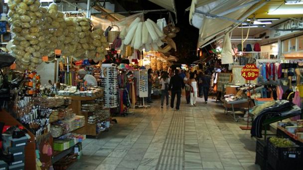 Рынок в Ираклионе на Острове Крит