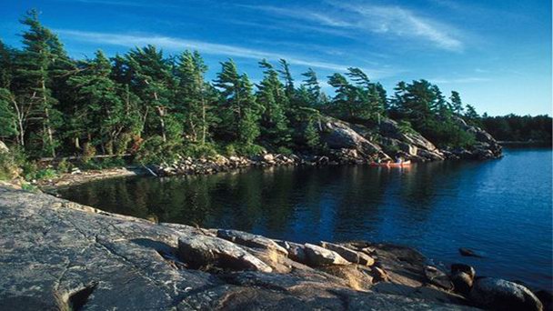 Островной национальный парк Georgian Bay в Онтарио