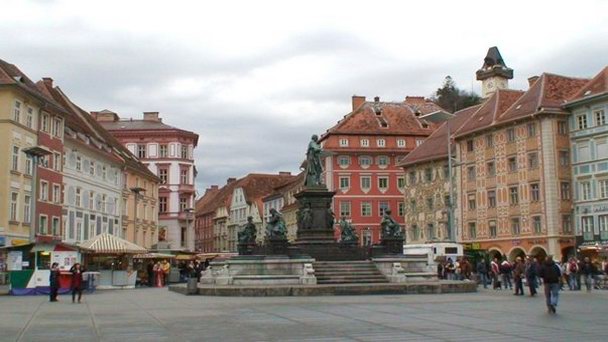 Главная площадь Гауптлпац в Штирии