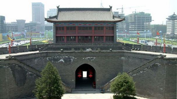 Древняя городская стена Chuansha в Шанхае