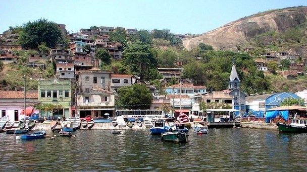 Район Ponta Da Areia в Рио-де-Жанейро