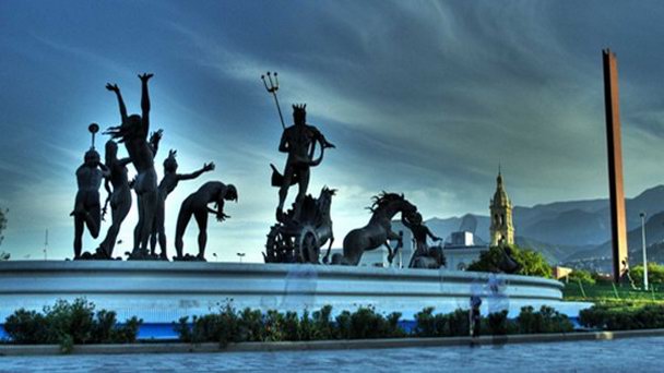 Скульптура Fuente de la Vida o Neptuno в Нуэво-Леоне